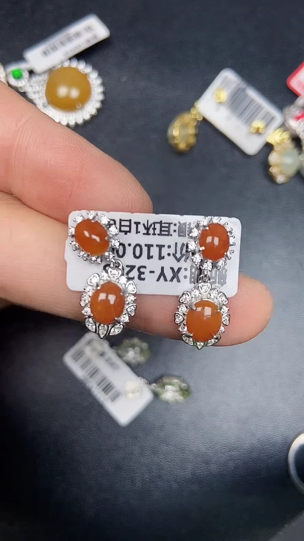 银S925镶嵌戒指翡翠2150