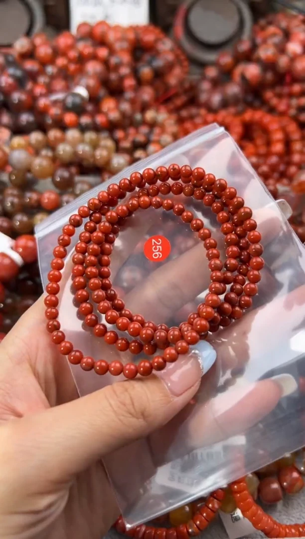 未镶嵌手串南红玛瑙4+