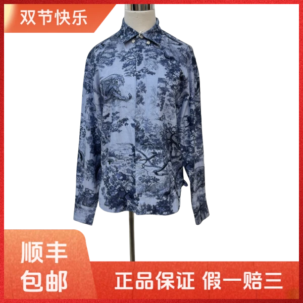 【九折！九折！】妃鱼/迪奥/棉/衬衫/95新/沐十05