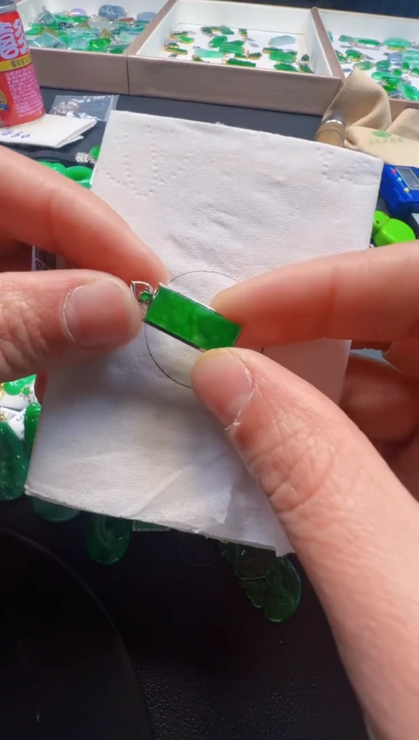 【闪购商品】定制翡翠18K金镶嵌1000元