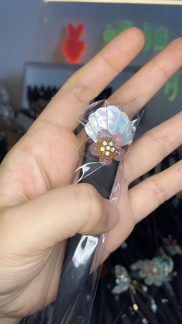 非金属木质15厘米发簪