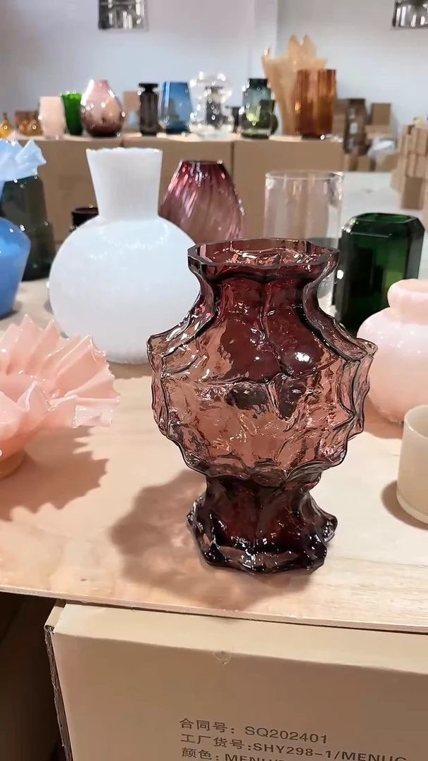 【闪购商品】玻璃紫红色