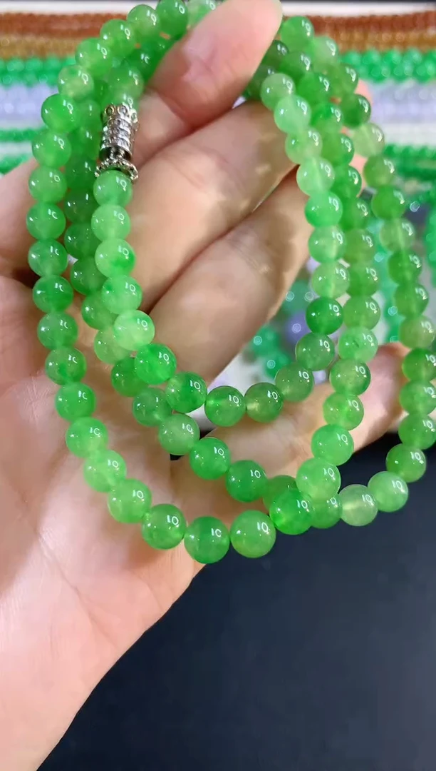 未镶嵌手串翡翠安**安157|