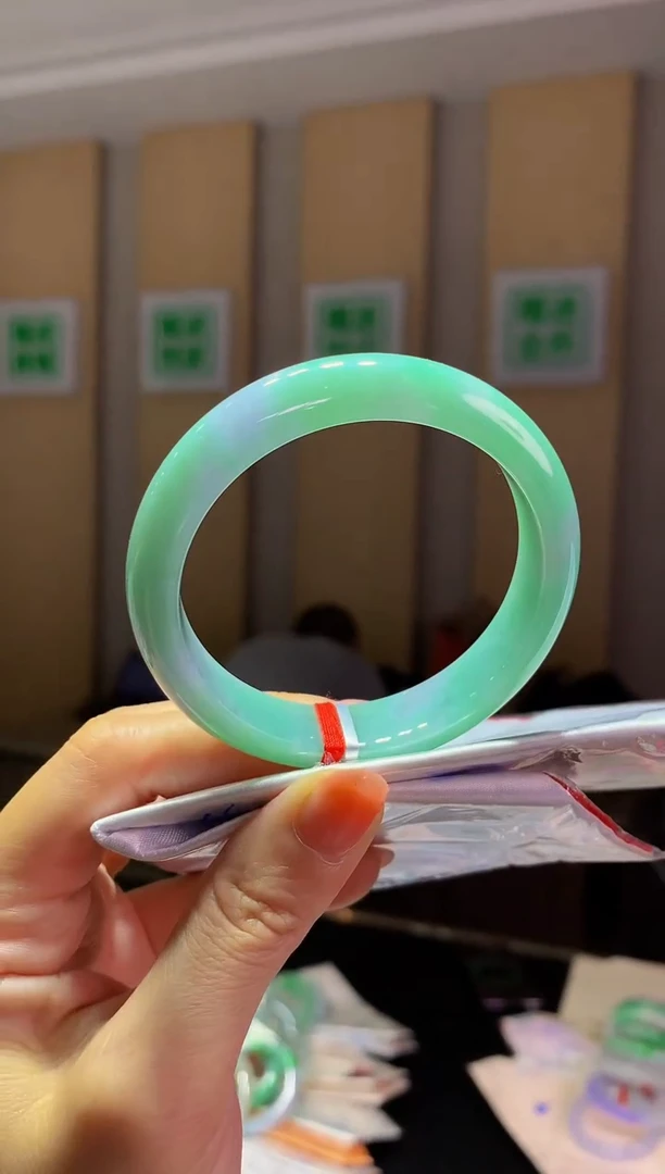 未镶嵌手镯翡翠-C106 圈口54.1