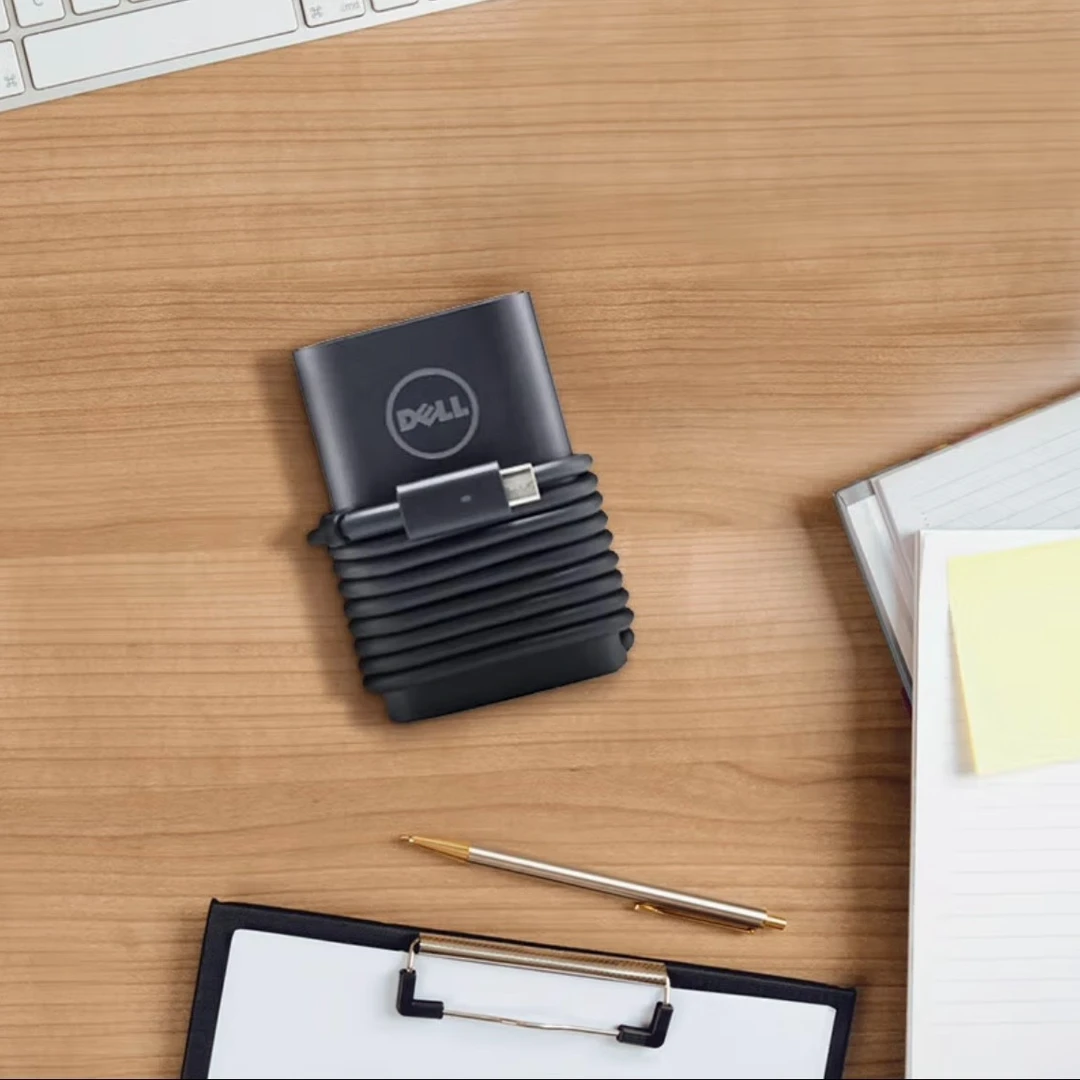 戴尔笔记本Type-c 65W通用迷你便携多功能小巧带线方便耐用学生