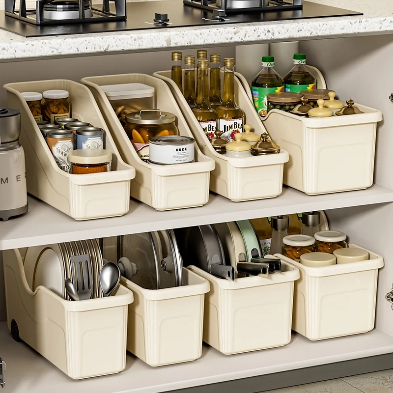 无异味【大号拍一发三】厨房收纳盒橱柜收纳篮柜子整理筐家用储物篮