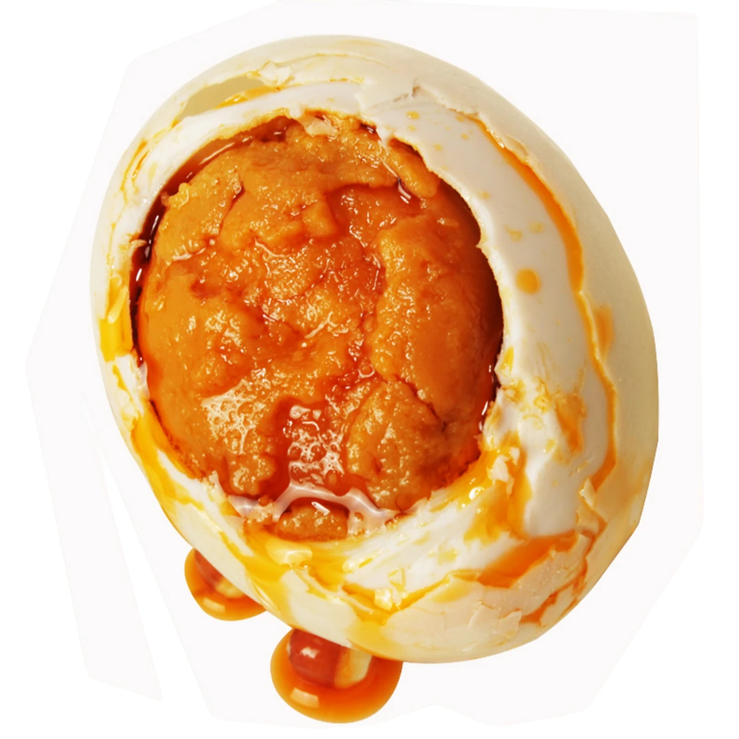 精选红心流油起沙视频广西烤海鸭蛋口感细腻营养丰富即食海鸭蛋