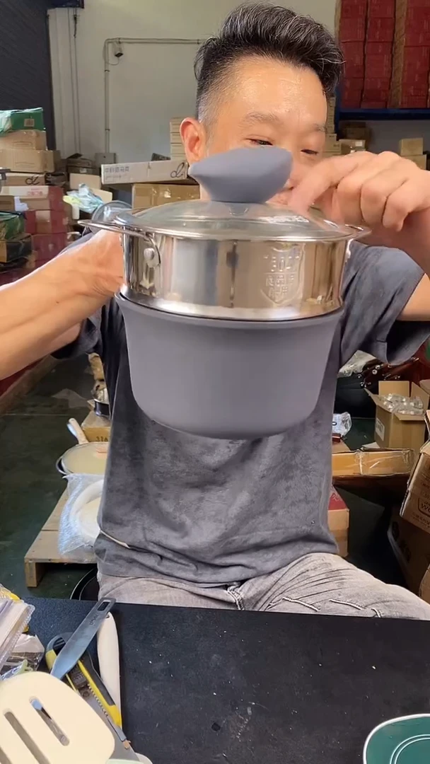 食品级塑料1德马克奶锅16＋蒸笼