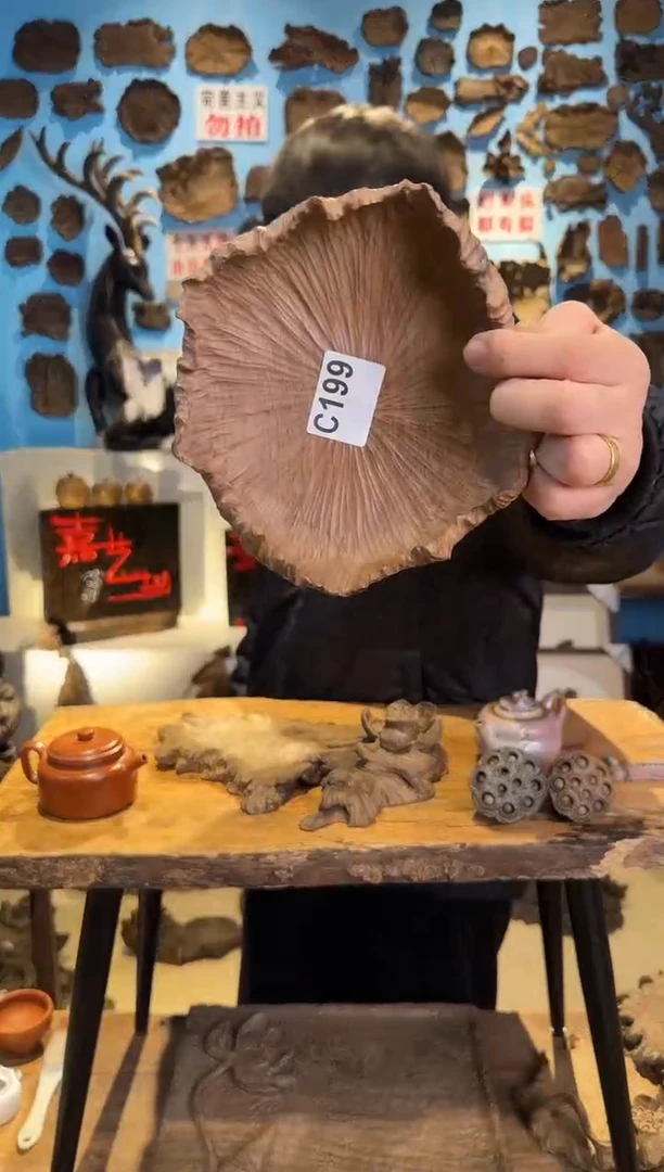 【闪购商品】木199号乌木润楠果盘