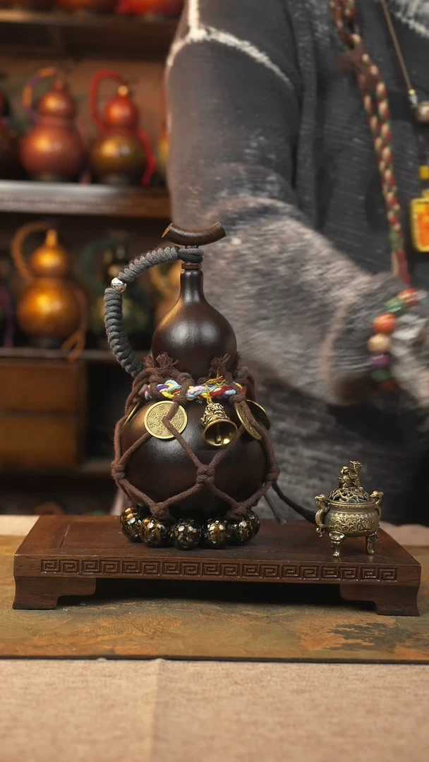 【闪购商品】273大漆葫芦一物一拍记葫堂出品