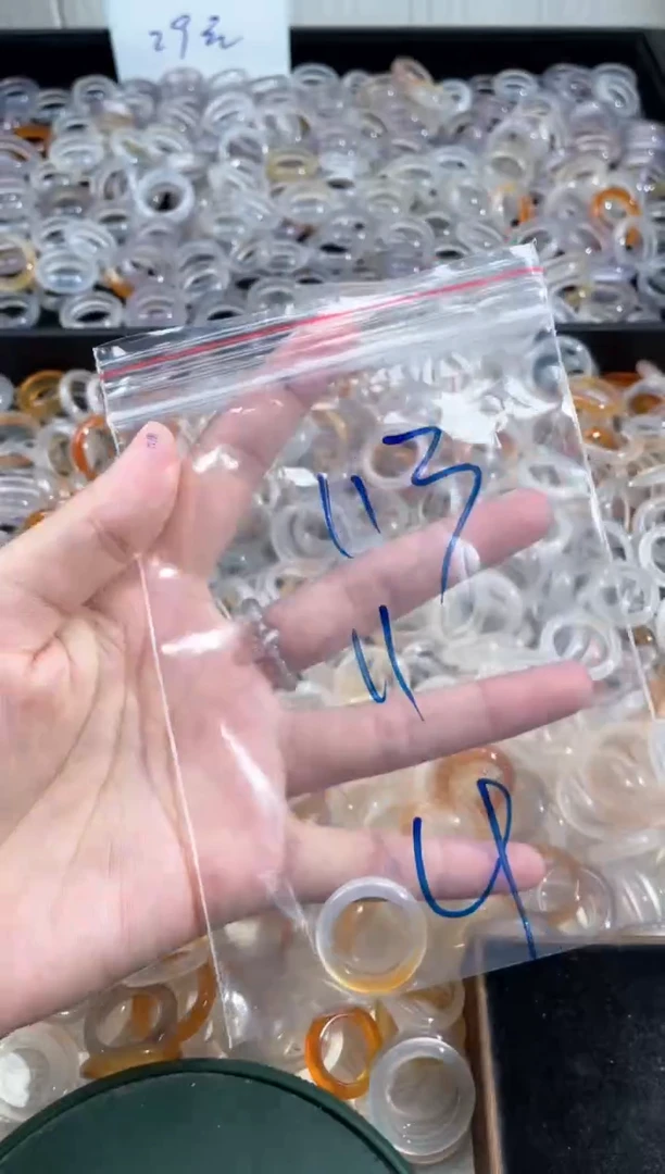 玛瑙/玉髓戒指未镶嵌113