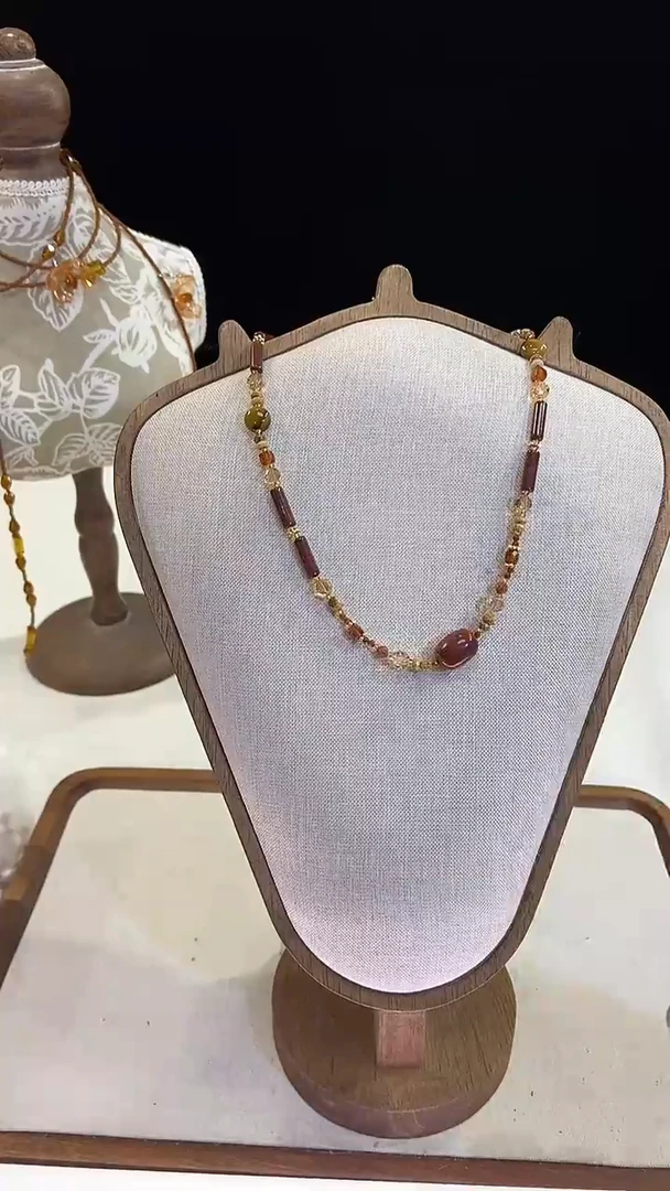 项链钛钢淡水珍珠748