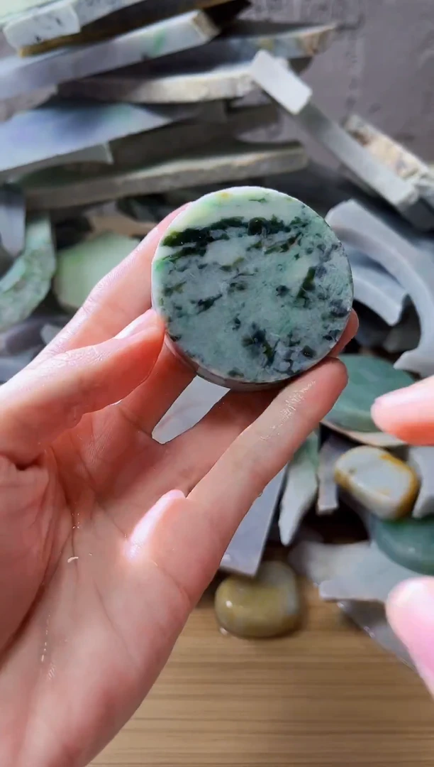 裸石翡翠翡翠a货正品玉石陈244