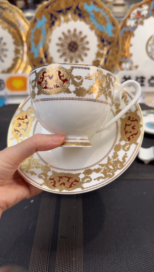 瓷片200毫升杯碟 1套