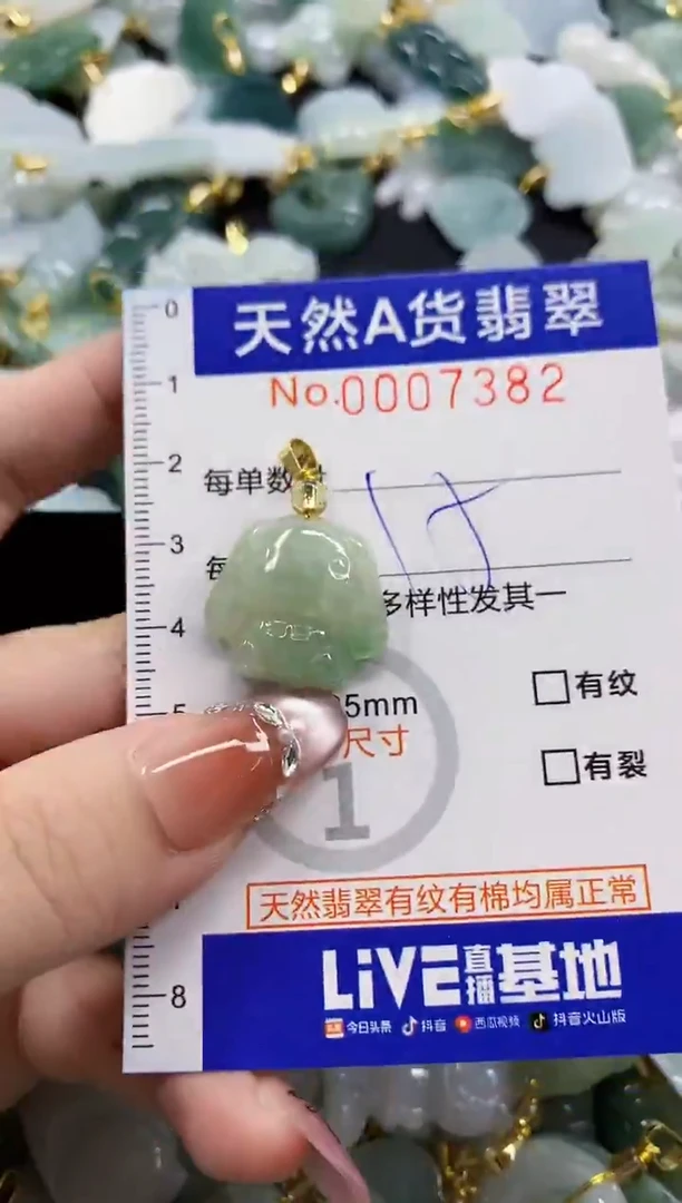 颈饰未镶嵌翡翠天然A货翡翠