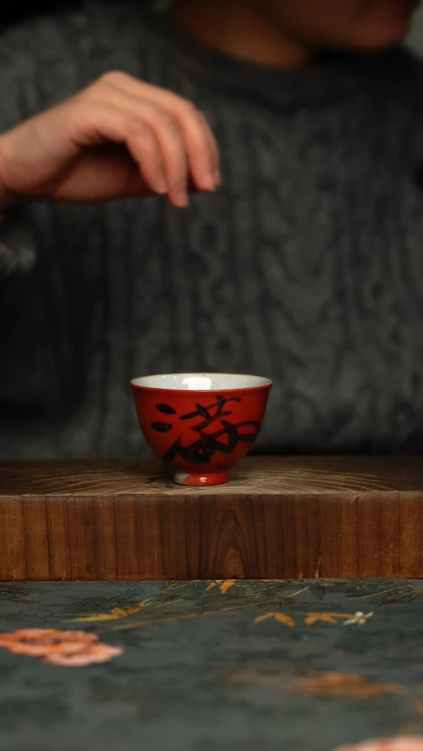 瓷片釉下彩手工手绘同款陶器