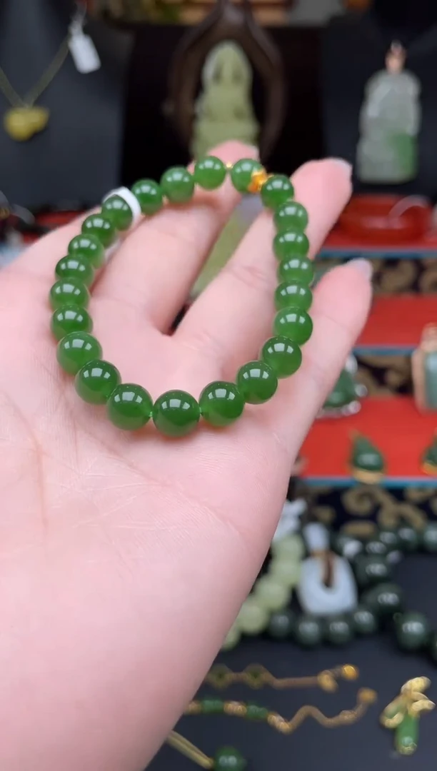 手链未镶嵌和田玉手串l024