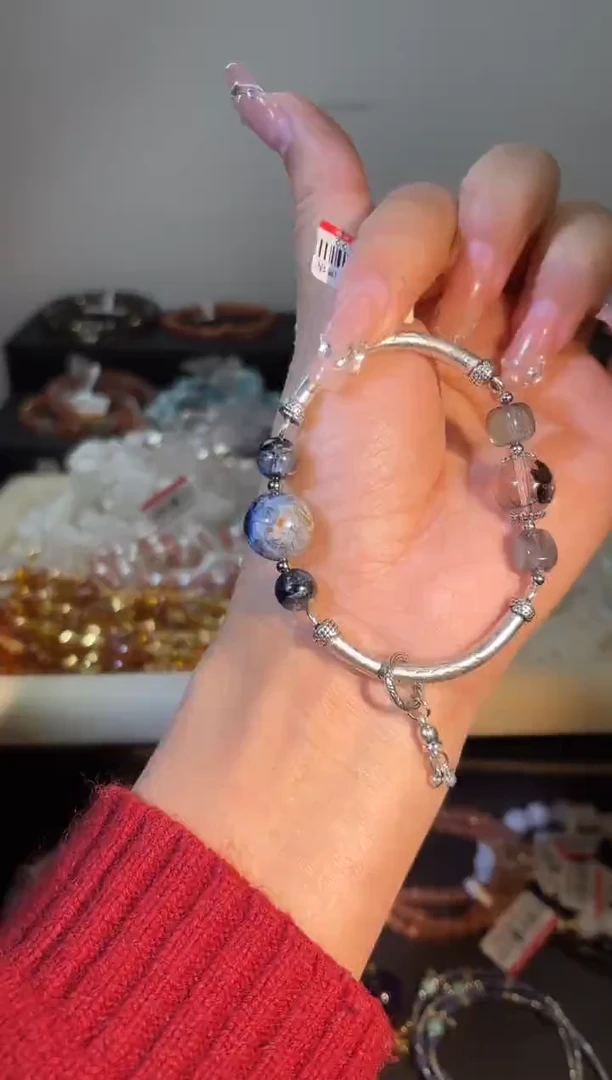 未镶嵌手串石英岩玉k804多样性发货一件