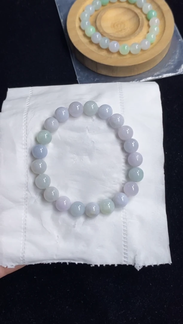 未镶嵌手串翡翠72号链接天然缅甸翡翠A货一物一证