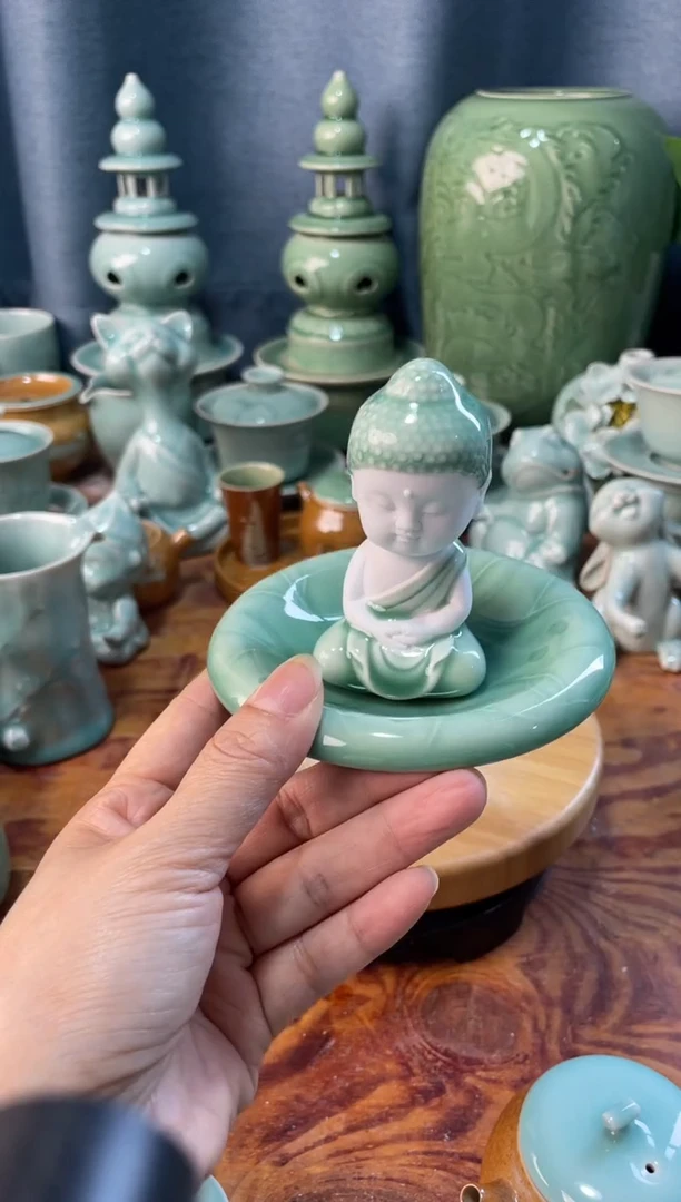 微瑕特价青瓷 慧语瓷坊