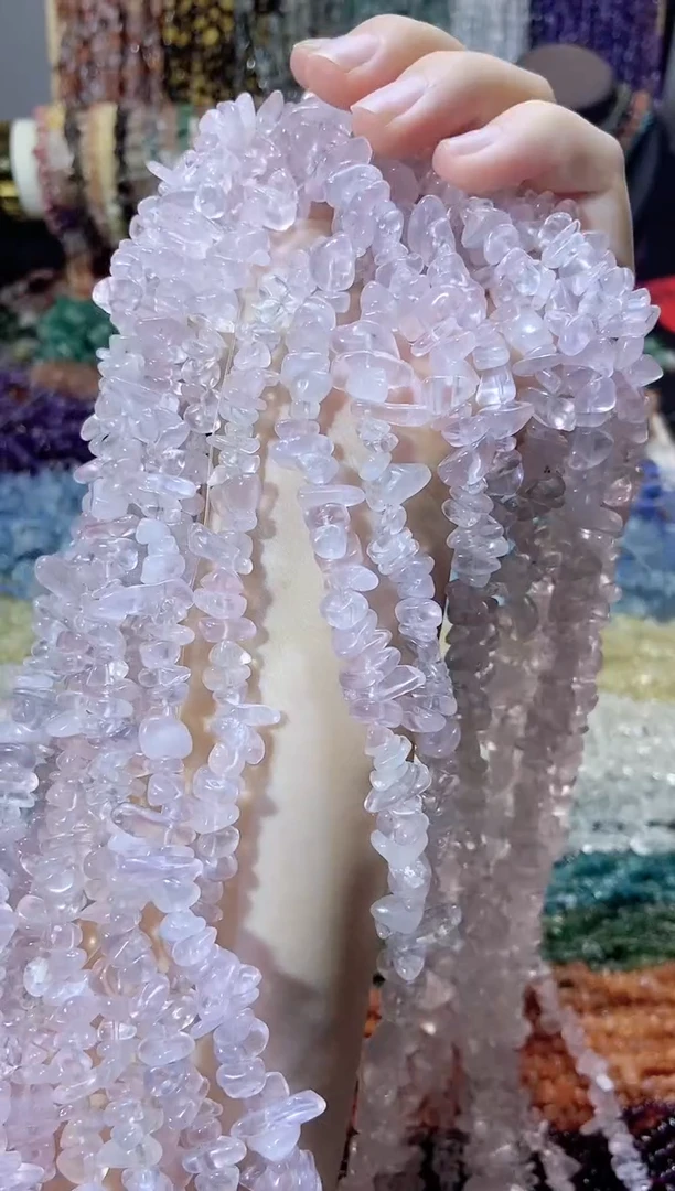 未镶嵌珠宝半成品水晶冰紫马粉