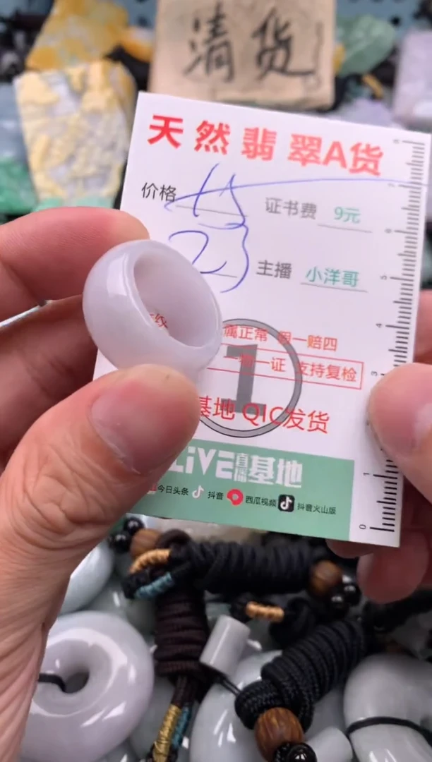 翡翠未镶嵌吊坠(不含链)1