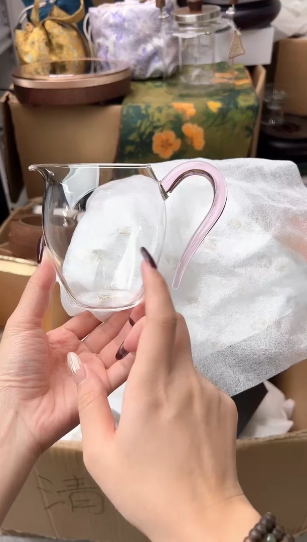 禾墨清雅茶海浅粉色