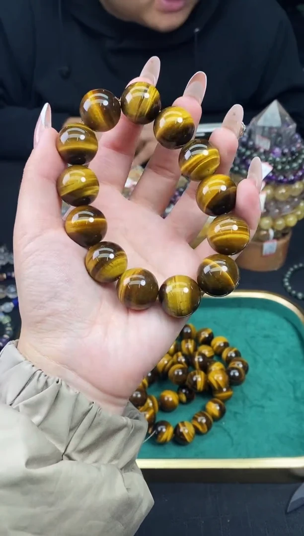 【闪购商品】木变石（虎睛石）手串未镶嵌虎眼手串