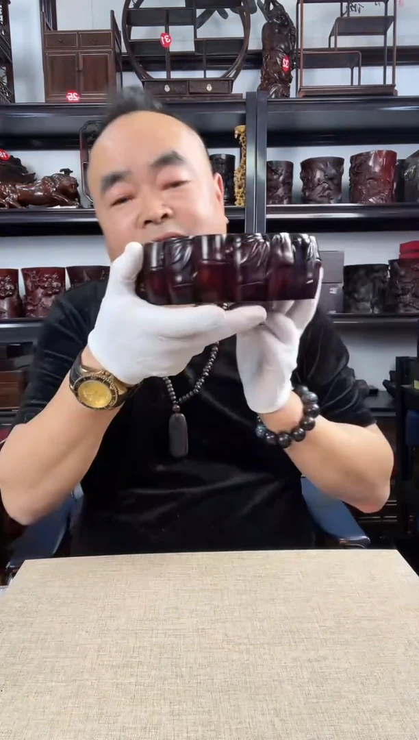 木老李红木工艺品431瑕疵