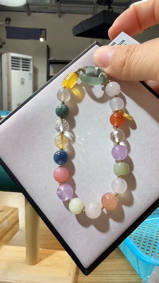 未镶嵌手链水晶优0354 约8mm