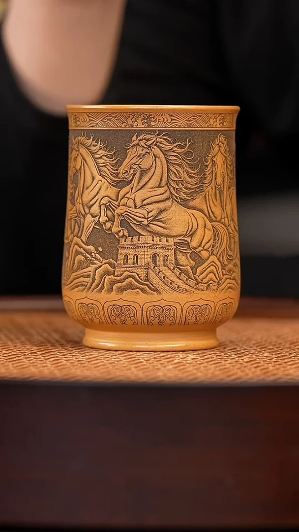 宜兴全手工紫砂杯