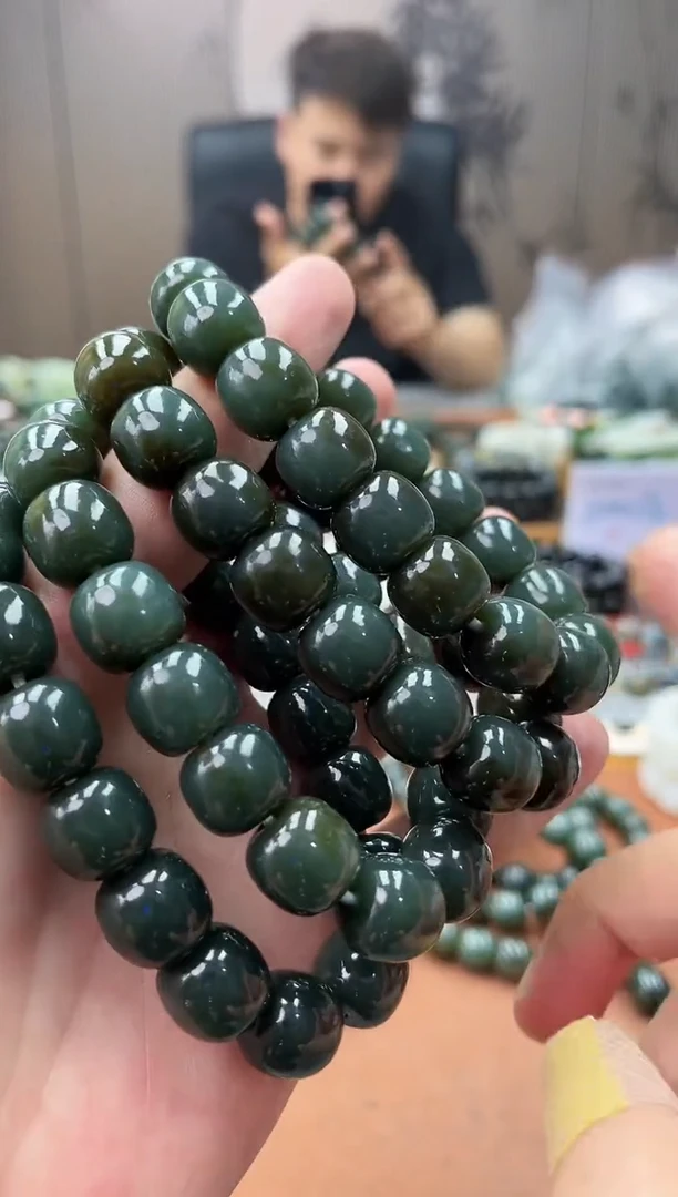 手链未镶嵌和田玉纯天然新疆且末蓝多样性拍一发一14