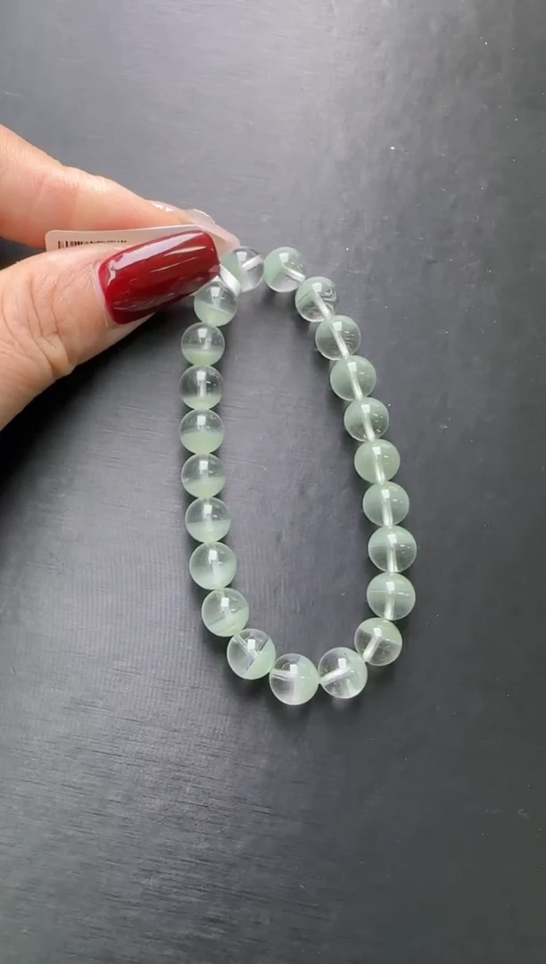 【闪购商品】水晶手串未镶嵌青幽灵手串8m+X26854