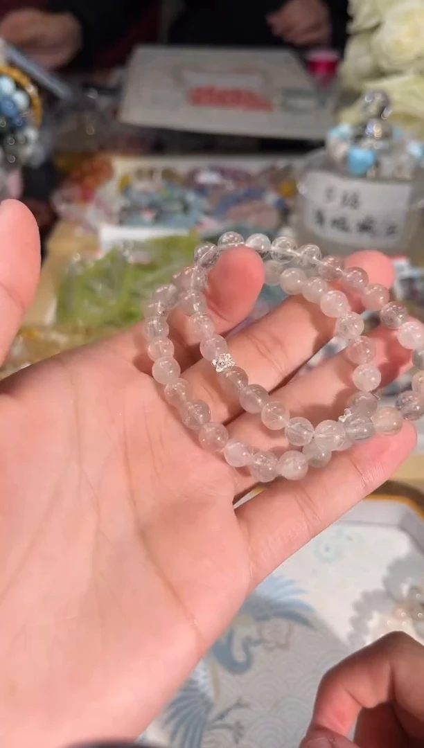 【闪购商品】水晶手链未镶嵌兔毛手串多样性发货一件