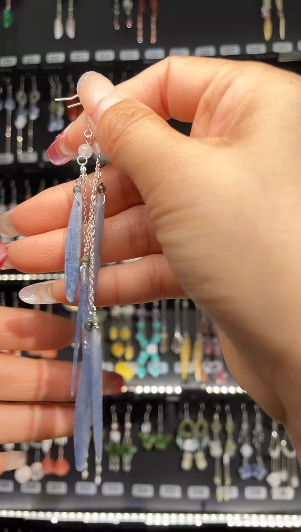 【闪购商品】紫晶耳饰银S925镶嵌素笺.