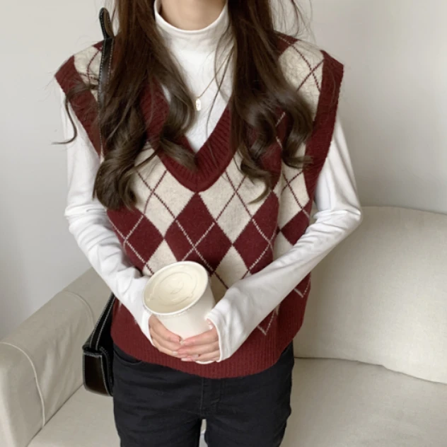 （B001-100马甲）孤品微瑕疵撤柜秋冬毛衣女装（默认瑕疵NO退NO换）