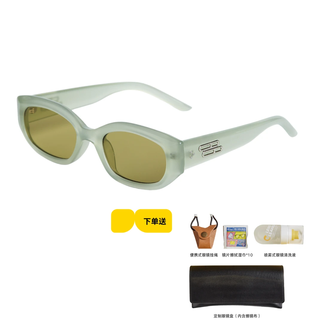 40000KM/四万公里OPOAL复古大框棱角墨镜偏光防紫外线墨镜