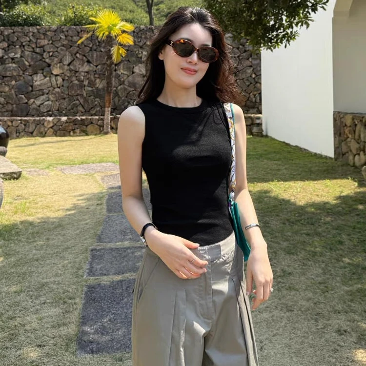 吊带背心女内搭遮副乳打底衫2025夏新款修身外穿上衣无袖t恤时尚