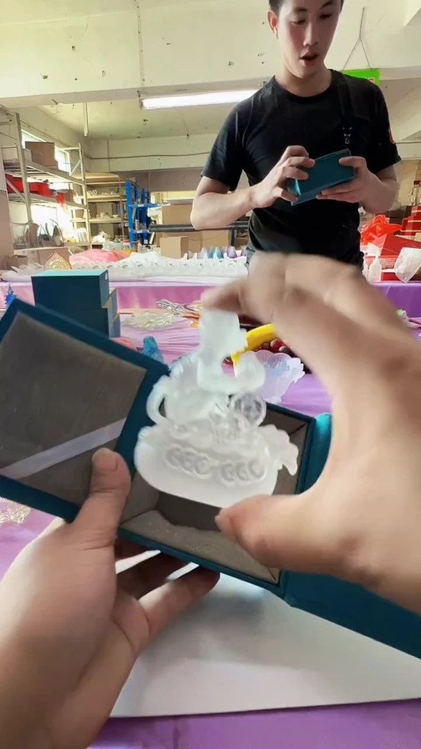 手工艺品琉璃古法琉璃猴摆件