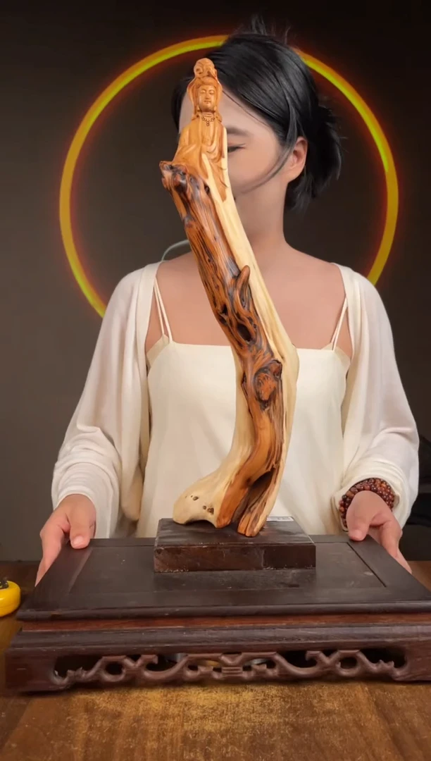 柏木（崖柏）手工摆件,先抢先得! 编号:211