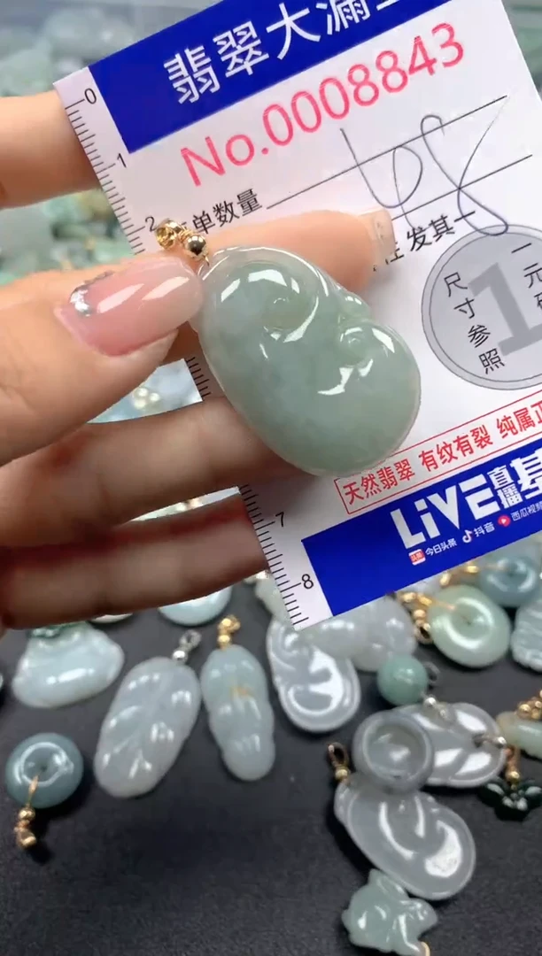 颈饰未镶嵌翡翠8843
