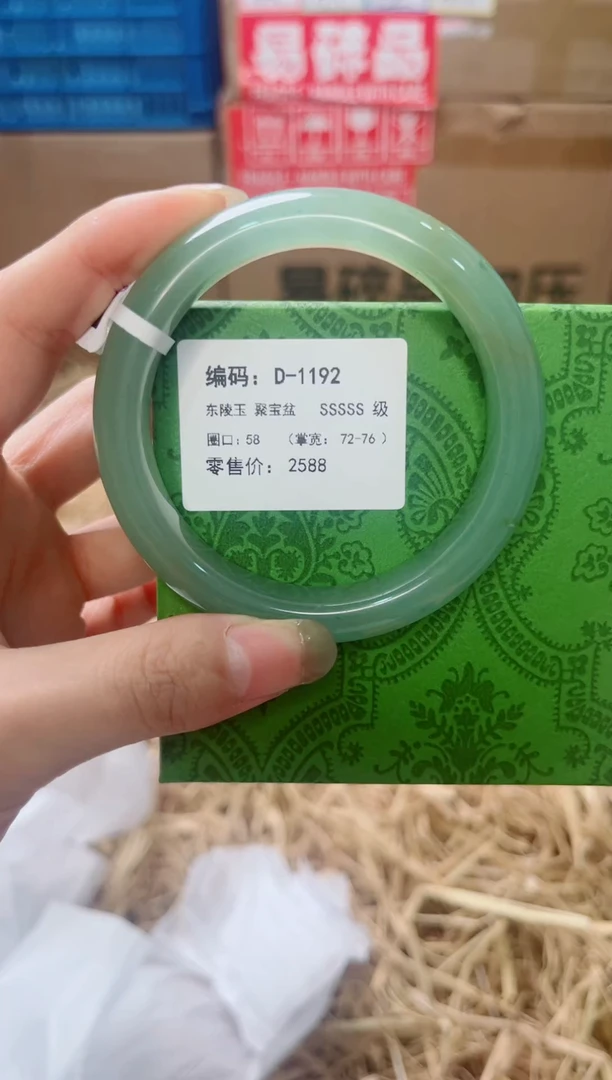未镶嵌手镯石英质玉D-1192