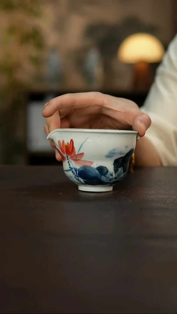 杯景德镇陶瓷杯碗柴烧多人