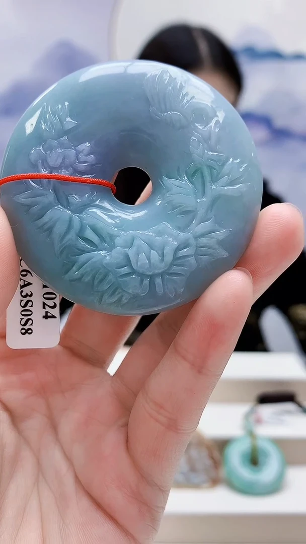 未镶嵌定制翡翠4812lr-毛货挂件51