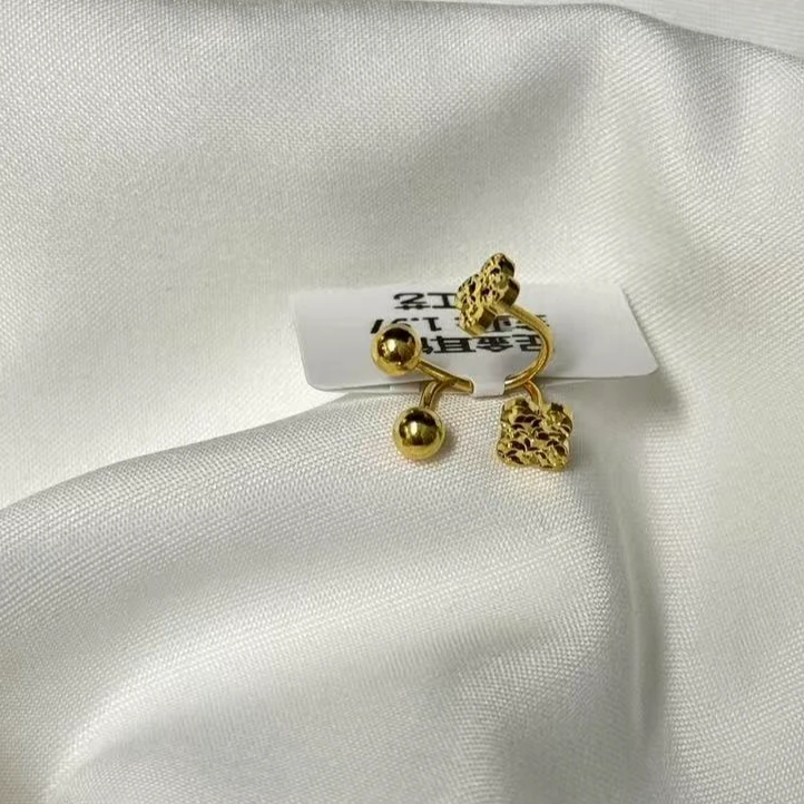 【小鹏黄金】足金999四叶草耳饰5G工艺1.95 1.97