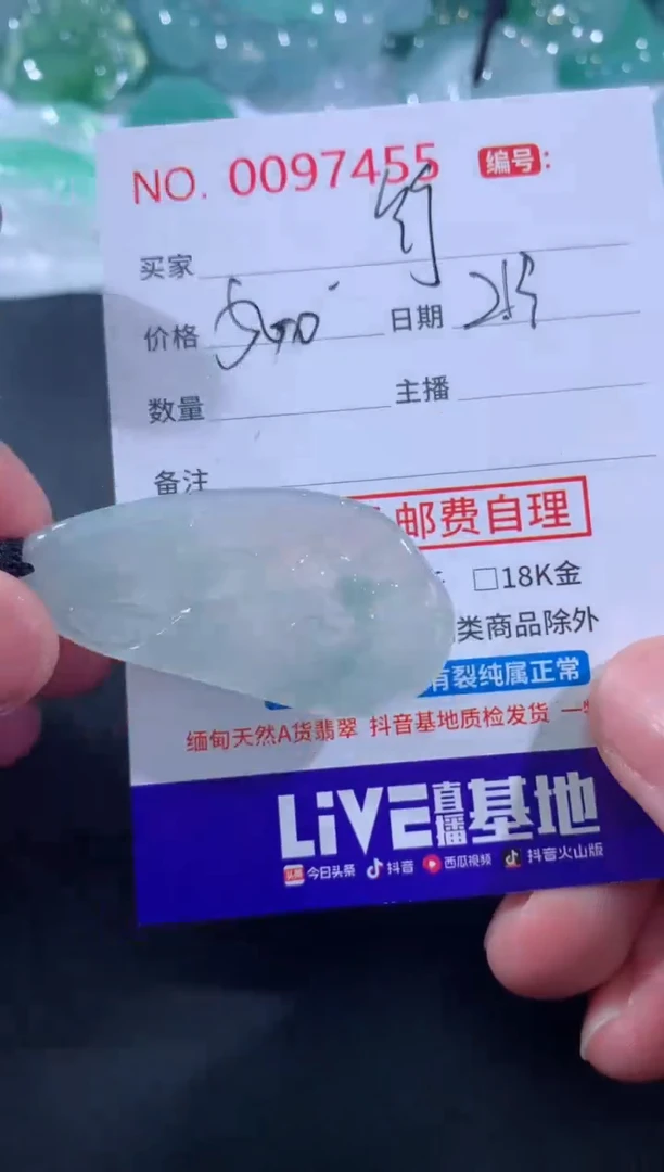【闪购商品】翡翠颈饰未镶嵌竹庚