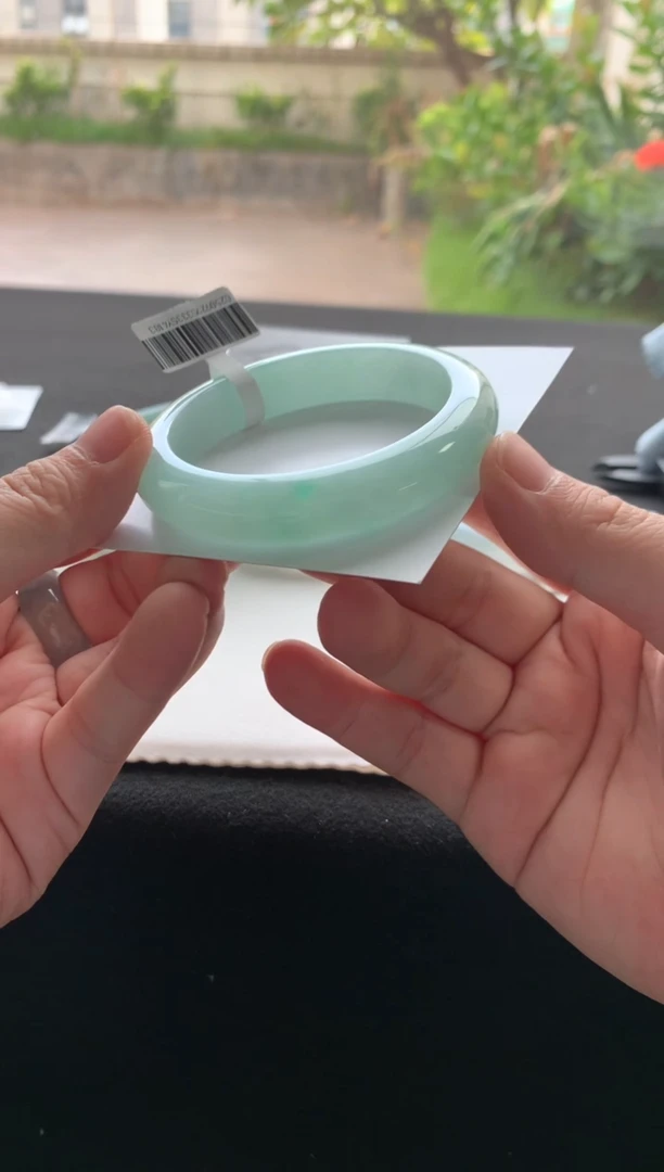 未镶嵌手镯翡翠54.7正圈买断Y4183