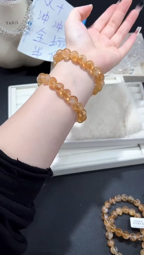 未镶嵌手链水晶81q多样性发其一【1条】默认微瑕11mm