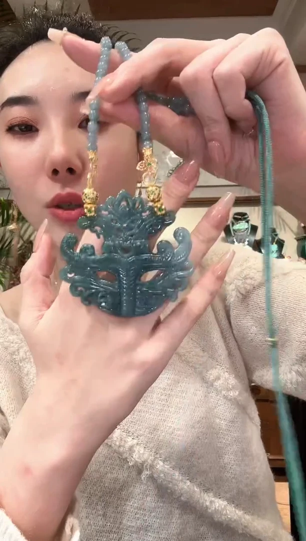 【闪购商品】翡翠颈饰未镶嵌国风