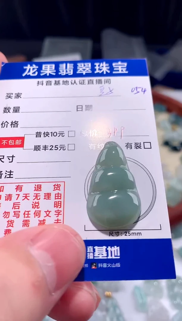 【闪购商品】翡翠颈饰未镶嵌DOUZI 054